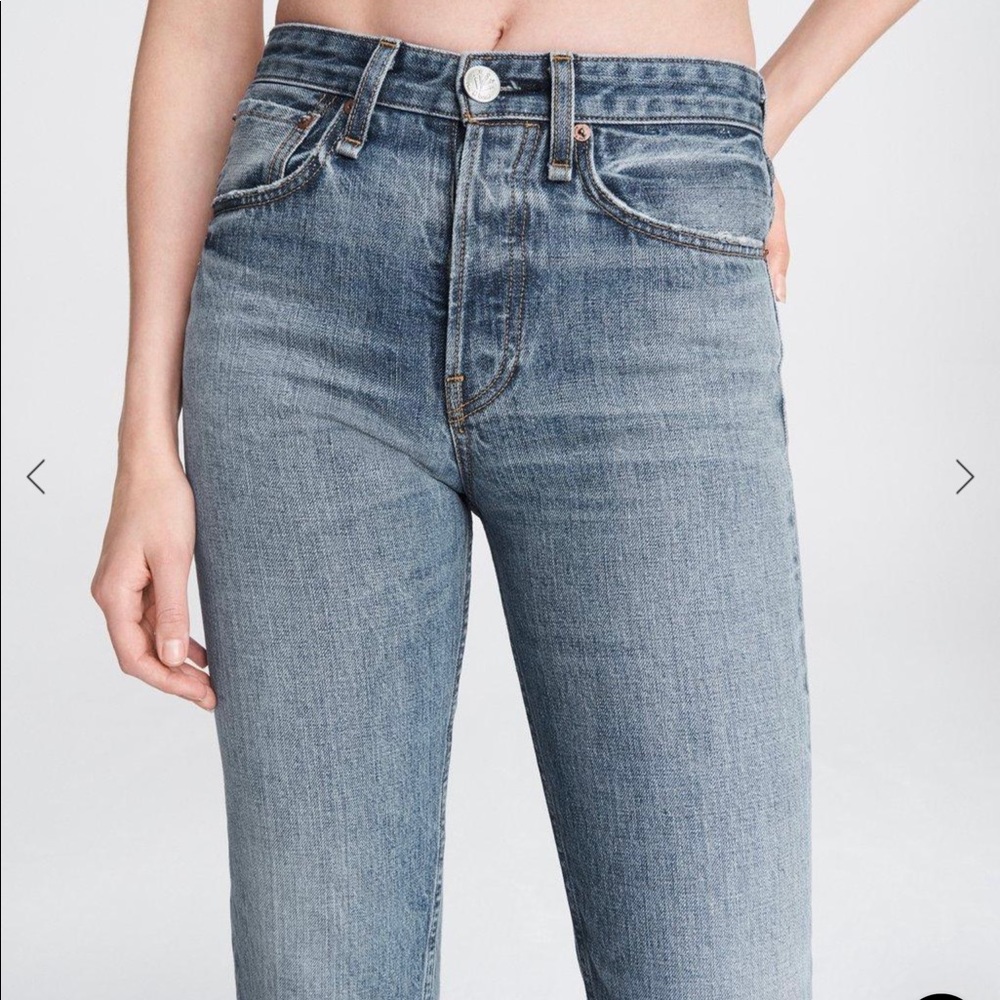 Rag & Bone Light Wash Denim Straight Leg Jeans Size 25